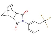4-[3-(trifluoromethyl)phenyl]-4-azatricyclo[5.2.2.0~2,6~]undec-8-ene-3,5-dione