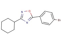 5-(4-bromophenyl)-3-cyclohexyl-1,2,4-oxadiazole