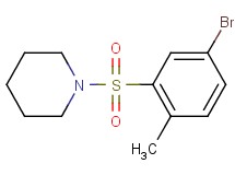 1-[(5-bromo-2-methylphenyl)sulfonyl]piperidine