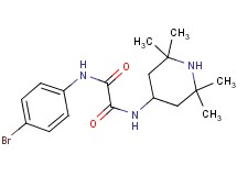 N-(4-bromophenyl)-N'-(2,2,6,6-tetramethyl-4-piperidinyl)ethanediamide