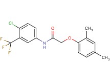 N-[4-chloro-3-(trifluoromethyl)phenyl]-2-(2,4-dimethylphenoxy)acetamide