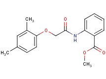 methyl 2-{[(2,4-dimethylphenoxy)acetyl]amino}benzoate