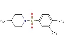 1-[(3,4-dimethylphenyl)sulfonyl]-4-methylpiperidine