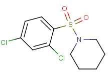 1-[(2,4-dichlorophenyl)sulfonyl]piperidine