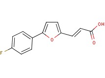 3-[5-(4-fluorophenyl)-2-furyl]acrylic acid