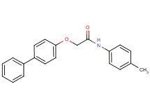 2-(4-biphenylyloxy)-N-(4-methylphenyl)acetamide