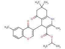isopropyl 2,7,7-trimethyl-4-(6-methyl-4-oxo-4H-chromen-3-yl)-5-oxo-1,4,5,6,7,8-hexahydro-3-quinolinecarboxylate