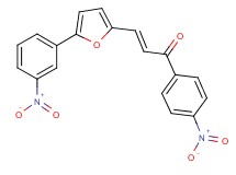 1-(4-nitrophenyl)-3-[5-(3-nitrophenyl)-2-furyl]-2-propen-1-one