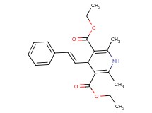 diethyl 2,6-dimethyl-4-(2-phenylvinyl)-1,4-dihydro-3,5-pyridinedicarboxylate