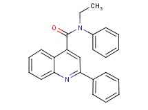 N-ethyl-N,2-diphenyl-4-quinolinecarboxamide