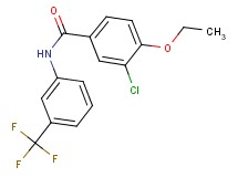 3-chloro-4-ethoxy-N-[3-(trifluoromethyl)phenyl]benzamide