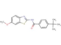 4-tert-butyl-N-(6-methoxy-1,3-benzothiazol-2-yl)benzamide