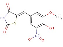 5-(4-hydroxy-3-methoxy-5-nitrobenzylidene)-1,3-thiazolidine-2,4-dione