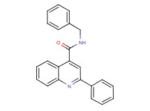 N-benzyl-2-phenyl-4-quinolinecarboxamide