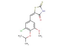 5-(3-chloro-4-isopropoxy-5-methoxybenzylidene)-2-thioxo-1,3-thiazolidin-4-one