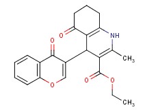 ethyl 2-methyl-5-oxo-4-(4-oxo-4H-chromen-3-yl)-1,4,5,6,7,8-hexahydro-3-quinolinecarboxylate