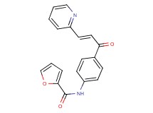 N-{4-[3-(2-pyridinyl)acryloyl]phenyl}-2-furamide