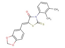 5-(1,3-benzodioxol-5-ylmethylene)-3-(2,3-dimethylphenyl)-2-thioxo-1,3-thiazolidin-4-one