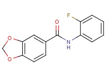 N-(2-fluorophenyl)-1,3-benzodioxole-5-carboxamide