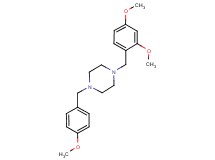 1-(2,4-dimethoxybenzyl)-4-(4-methoxybenzyl)piperazine