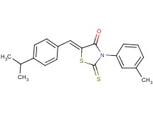 5-(4-isopropylbenzylidene)-3-(3-methylphenyl)-2-thioxo-1,3-thiazolidin-4-one