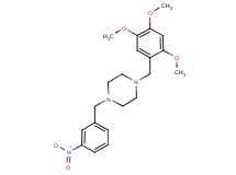 1-(3-nitrobenzyl)-4-(2,4,5-trimethoxybenzyl)piperazine