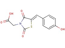 [5-(4-hydroxybenzylidene)-2,4-dioxo-1,3-thiazolidin-3-yl]acetic acid