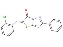 5-(2-chlorobenzylidene)-2-phenyl[1,3]thiazolo[3,2-b][1,2,4]triazol-6(5H)-one