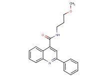 N-(3-methoxypropyl)-2-phenyl-4-quinolinecarboxamide