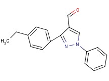 3-(4-ethylphenyl)-1-phenyl-1H-pyrazole-4-carbaldehyde
