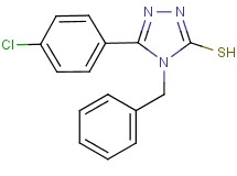 4-benzyl-5-(4-chlorophenyl)-4H-1,2,4-triazole-3-thiol