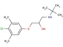 1-(tert-butylamino)-3-(4-chloro-3,5-dimethylphenoxy)-2-propanol hydrochloride
