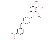 1-(3-nitrobenzyl)-4-(2,3,4-trimethoxybenzyl)piperazine