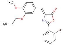 2-(2-bromophenyl)-4-(4-methoxy-3-propoxybenzylidene)-1,3-oxazol-5(4H)-one