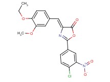 2-(4-chloro-3-nitrophenyl)-4-(4-ethoxy-3-methoxybenzylidene)-1,3-oxazol-5(4H)-one