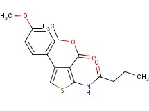 ethyl 2-(butyrylamino)-4-(4-methoxyphenyl)-3-thiophenecarboxylate