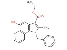 ethyl 1-benzyl-5-hydroxy-2-methyl-1H-benzo[g]indole-3-carboxylate