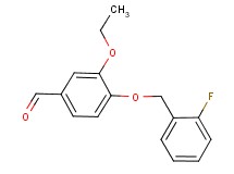 3-ethoxy-4-[(2-fluorobenzyl)oxy]benzaldehyde