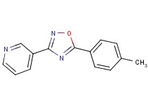 3-[5-(4-methylphenyl)-1,2,4-oxadiazol-3-yl]pyridine