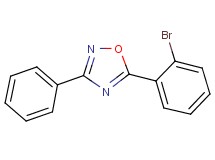 5-(2-bromophenyl)-3-phenyl-1,2,4-oxadiazole