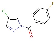4-chloro-1-(4-fluorobenzoyl)-1H-pyrazole
