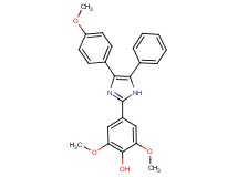 2,6-dimethoxy-4-[4-(4-methoxyphenyl)-5-phenyl-1H-imidazol-2-yl]phenol