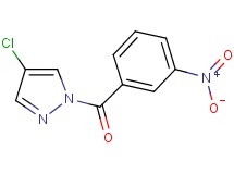 4-chloro-1-(3-nitrobenzoyl)-1H-pyrazole