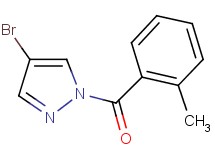 4-bromo-1-(2-methylbenzoyl)-1H-pyrazole