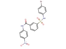 3-{[(4-bromophenyl)amino]sulfonyl}-N-(4-nitrophenyl)benzamide