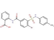 2-[(4-bromo-3-{[(4-methylphenyl)amino]sulfonyl}benzoyl)amino]benzoic acid