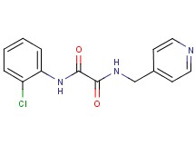 N-(2-chlorophenyl)-N'-(4-pyridinylmethyl)ethanediamide