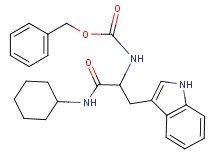 N-[(benzyloxy)carbonyl]-N-cyclohexyltryptophanamide