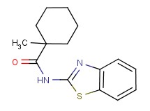 N-1,3-benzothiazol-2-yl-1-methylcyclohexanecarboxamide