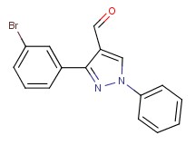 3-(3-bromophenyl)-1-phenyl-1H-pyrazole-4-carbaldehyde